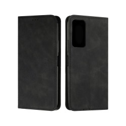 Capa Flip de Couro com Bolso Interno para Xiaomi Mi 12 Preto Capa Flip de Couro com Bolso Interno para Xiaomi Mi 12 Preto
